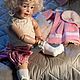 Антикварная , французская кукла SFBJ, 60 см. Будуарная кукла. Favorite Dolls. Ярмарка Мастеров.  Фото №4