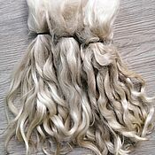 Волосы для кукол: Локоны козы( ангора)15-20 см