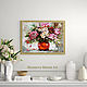 Oil painting Bouquet in an orange vase. Pictures. Zabaikalie. Online shopping on My Livemaster.  Фото №2