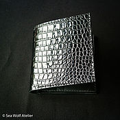 Сумки и аксессуары handmade. Livemaster - original item Black wallet made of genuine leather.. Handmade.