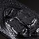 Клатч из натуральной кожи крокодила IMA0081B1111. Клатчи. CrocShop товары из экзотической кожи. Ярмарка Мастеров.  Фото №7