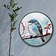 Картина маслом, Синяя птица, 30 см. Картины. Картины на Живописной улице. Интернет-магазин Ярмарка Мастеров.  Фото №2