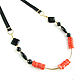 Coral necklace, coral and onyx necklace, coral beads. Necklace. Irina Moro. My Livemaster. Фото №6