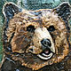 Картина медведь и девушка Медведь картина маслом Картина с медведями. Картины. Объемные картины и панно маслом. Ярмарка Мастеров.  Фото №6