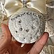Елочные игрушки ручной работы в молочном цвете. Елочные игрушки. handmade_barhat. Ярмарка Мастеров.  Фото №5