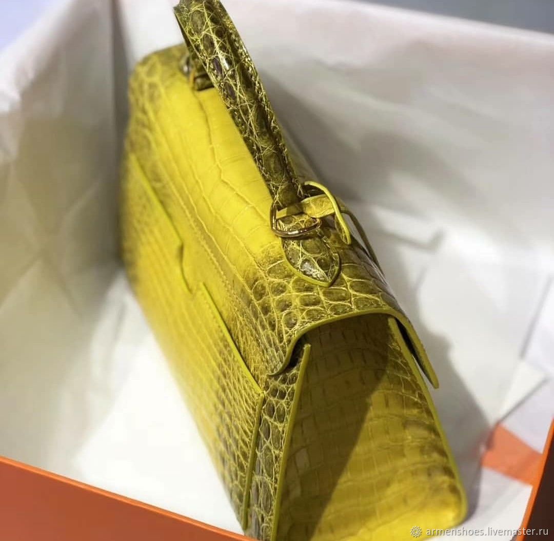 Bespoke Himalaya Crocodile Pouch Bag – Ascot Shoes