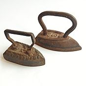 Винтаж handmade. Livemaster - original item Two iron, cast iron. Handmade.