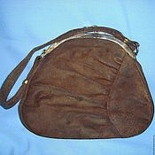 Винтаж handmade. Livemaster - original item Vintage handbag Suede USSR 60s. Handmade.