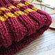 Комплект Снуд, Повязка и Шапка Гриффиндор женский. Шапки. ArtKnitDesign Свитера Уизли. Ярмарка Мастеров.  Фото №9