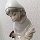 Винтаж: Коллекционная статуэтка Lladro Девочка с петухом фарфор Испания. Статуэтки винтажные. Commodele. Ярмарка Мастеров.  Фото №10