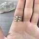 Заказать Кольцо Ферина с натуральным  малахитом и серебром 925. Shahinian Jewelry. Ярмарка Мастеров. . Комплекты украшений Фото №3