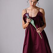 Одежда handmade. Livemaster - original item Amelie chemise made of Italian cambric of dusky pink color. Handmade.