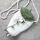 Эко-комплект: 2 сумочки+ браслет. Ручная работа. Сумка-торба. Olivia_knit. Ярмарка Мастеров.  Фото №12