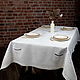 Order Linen tablecloth 250/140, 220/140 with embroidery surface and earring. flax&lace. Livemaster. . Tablecloths Фото №3