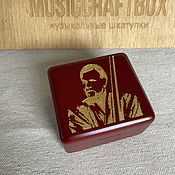 Подарки к праздникам handmade. Livemaster - original item Star wars music box with wind-up mechanism. Handmade.