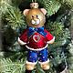  Bear with a heart. Christmas decorations. clubakm (clubakm). My Livemaster. Фото №6