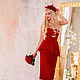 Платье "Lady in red". Платья. Anna Paromskaya. Ярмарка Мастеров.  Фото №6