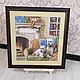Заказать Picture cross stitch by the fireplace, cross stitch. Alena (Sweet Home). Ярмарка Мастеров. . Pictures Фото №3