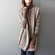 Заказать Вязаный свитер платье Cloud. Knit by Heart - Вязаная одежда 富. Ярмарка Мастеров. . Свитеры Фото №3