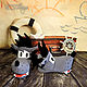 Order Slippers wolf from ' Well, wait!'. Home Slippers from VESTAliya. Livemaster. . Slippers Фото №3