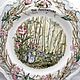 Винтаж: Тарелочка Приключение Ежевичная Поляна Brambly Hedge. Сувениры винтажные. Викторианская Роза. Интернет-магазин Ярмарка Мастеров.  Фото №2