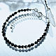 Black spinel bracelet 'Secrets'. Bead bracelet. kvk1. Online shopping on My Livemaster.  Фото №2