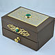 Jewelry box 'malachite', Box, Chrysostom,  Фото №1