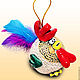 Rooster ceramic bell. Cock the symbol of 2017. Bells. FunIdea. Online shopping on My Livemaster.  Фото №2