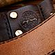 Belt men's leather. Straps. Marik Leather Craft. Online shopping on My Livemaster.  Фото №2