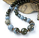 beads: Ceramic beads 'Blue Planet'. Beads2. TinaRita. Online shopping on My Livemaster.  Фото №2