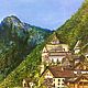 Oil painting European style landscape Alps Alpine calm. Pictures. sharaeva-elena. My Livemaster. Фото №4