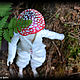 The boy gnome fly agaric author's articulated BJD doll. Ball-jointed doll. Zlata's fantasy dolls. My Livemaster. Фото №6