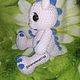 Knitted plush dragon from Lada. Stuffed Toys. Kрамелена - Подарки любимым. My Livemaster. Фото №4