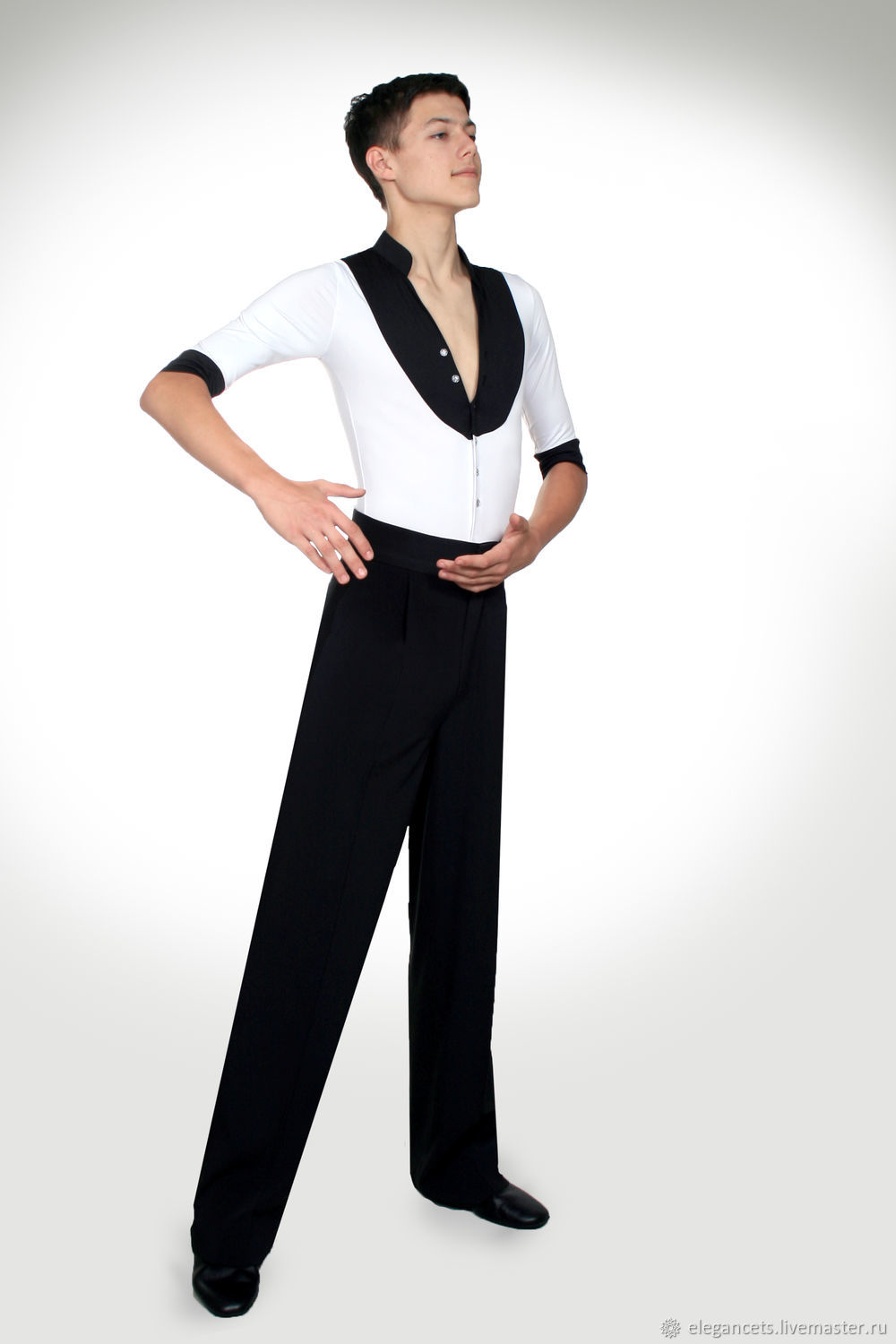 Костюмы: Рубашка и брюки Латина для бальных танцев в интернет-магазинеЯрмарка Мастеров по цене 14133.68 ₽ – JEDC4RU