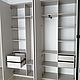 Заказать Шкаф встроенный для спальни  с фасадами AGT. Proekt-mebel. Ярмарка Мастеров. . Шкафы Фото №3