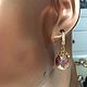 Earrings Gold Kasumi. Earrings. Irina Leks. Online shopping on My Livemaster.  Фото №2