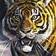 Oil painting tiger. Picture. Buy oil painting. Pictures. Pictures. pirogov-maxim. My Livemaster. Фото №5
