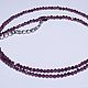 Order Choker beads with natural faceted pomegranate. podaro4ek22. Livemaster. . Chokers Фото №3