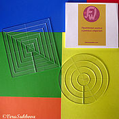 Материалы для творчества handmade. Livemaster - original item Rulers for sewing circles and squares. Handmade.