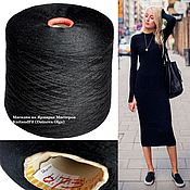 Материалы для творчества handmade. Livemaster - original item Yarn: Merino. Yarn of Italy.Tollegno 1900. Color black.. Handmade.