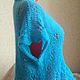 Vest easy 'Sineglazka' handmade. Vests. hand knitting from Galina Akhmedova. My Livemaster. Фото №5