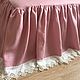 Drape-valance 'Linen tradition,linen 100%', Valances and skirts for the bed, Ivanovo,  Фото №1