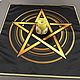Tablecloth for divination 70h70 cm 'Pentagram ' with print, Tablecloths, Noginsk,  Фото №1