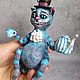  Ватная игрушка Чеширский кот. Елочные игрушки. Голубая пчела (blue-bee). Ярмарка Мастеров.  Фото №4