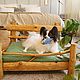 Crib-bed for dogs 'Lawn'. Lodge. Masterskaya Leshego. My Livemaster. Фото №5