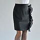 Straight skirt with double flounce. Skirts. Tolkoyubki. My Livemaster. Фото №5