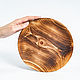 Wooden plate made of cedar LOTOS series 200 mm T147. Plates. ART OF SIBERIA. My Livemaster. Фото №6