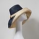 Order Two-tone raffia hat 2Lillys | Yin & Yang. Lisa Prior Fashion Brand & Atelier. Livemaster. . Hats1 Фото №3