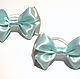 Bows on the elastic band of satin ribbon, Hairpins and elastic bands for hair, Tver,  Фото №1