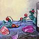 Заказать Картина маслом. Физалис. Натюрморт. Арт-планета Елены Романовой. Ярмарка Мастеров. . Картины Фото №3